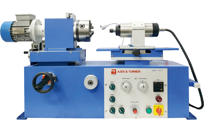 Image of the in-house tungsten carbide die polishing and re-grinding machine